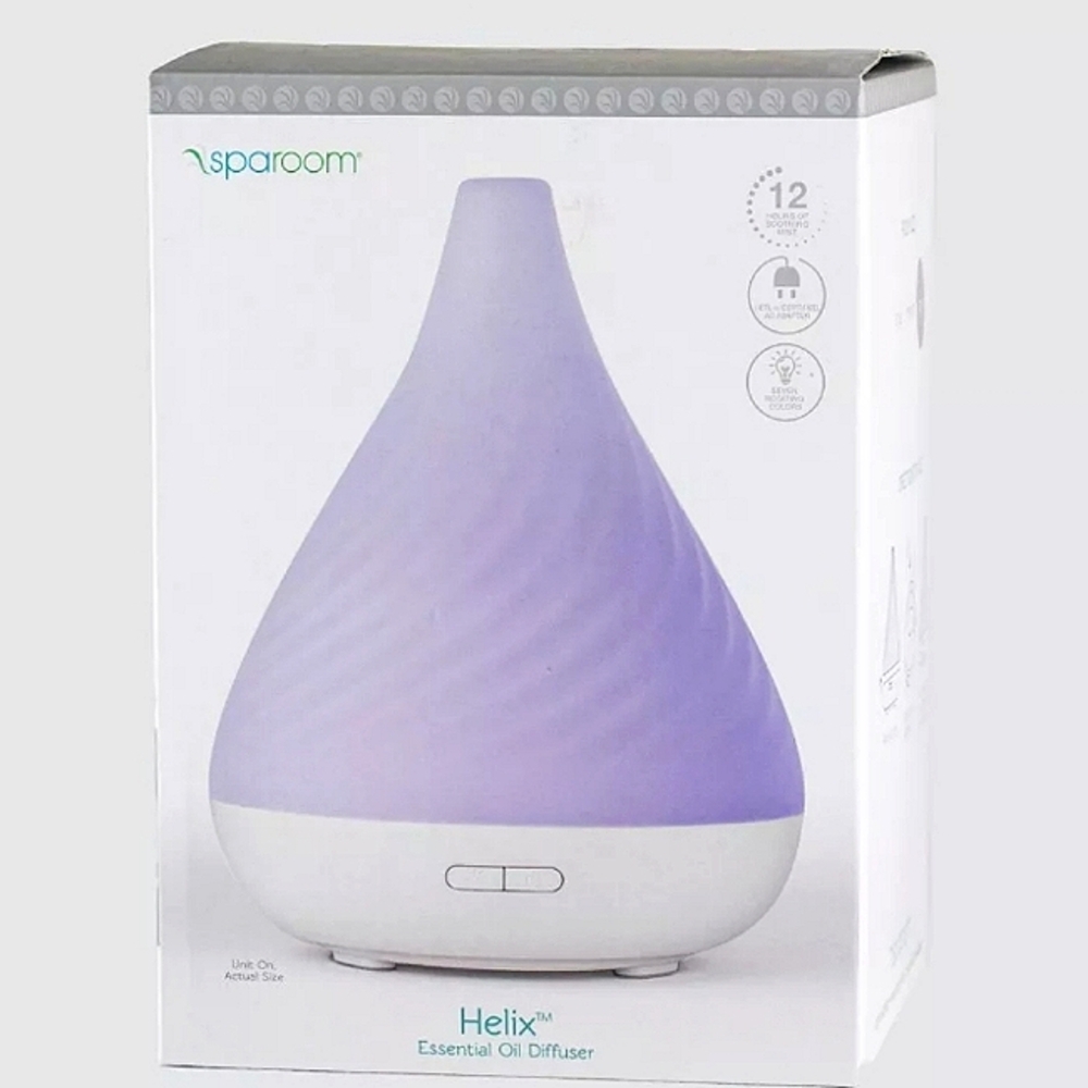 ☆Brand New in Box☆ AROMATHERAPY Oil Diffuser Helix Made by SpaRoom
